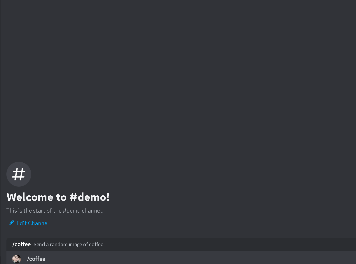 Demo of coffee command