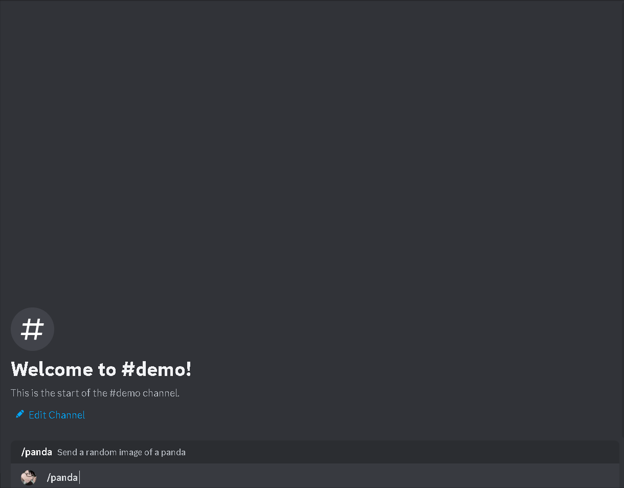 Demo of panda command