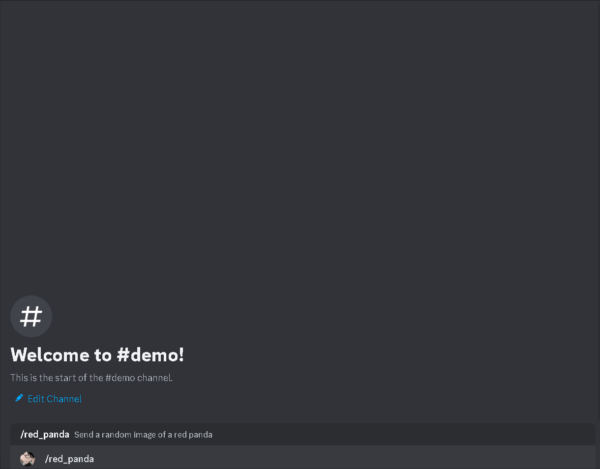 Demo of red-panda command