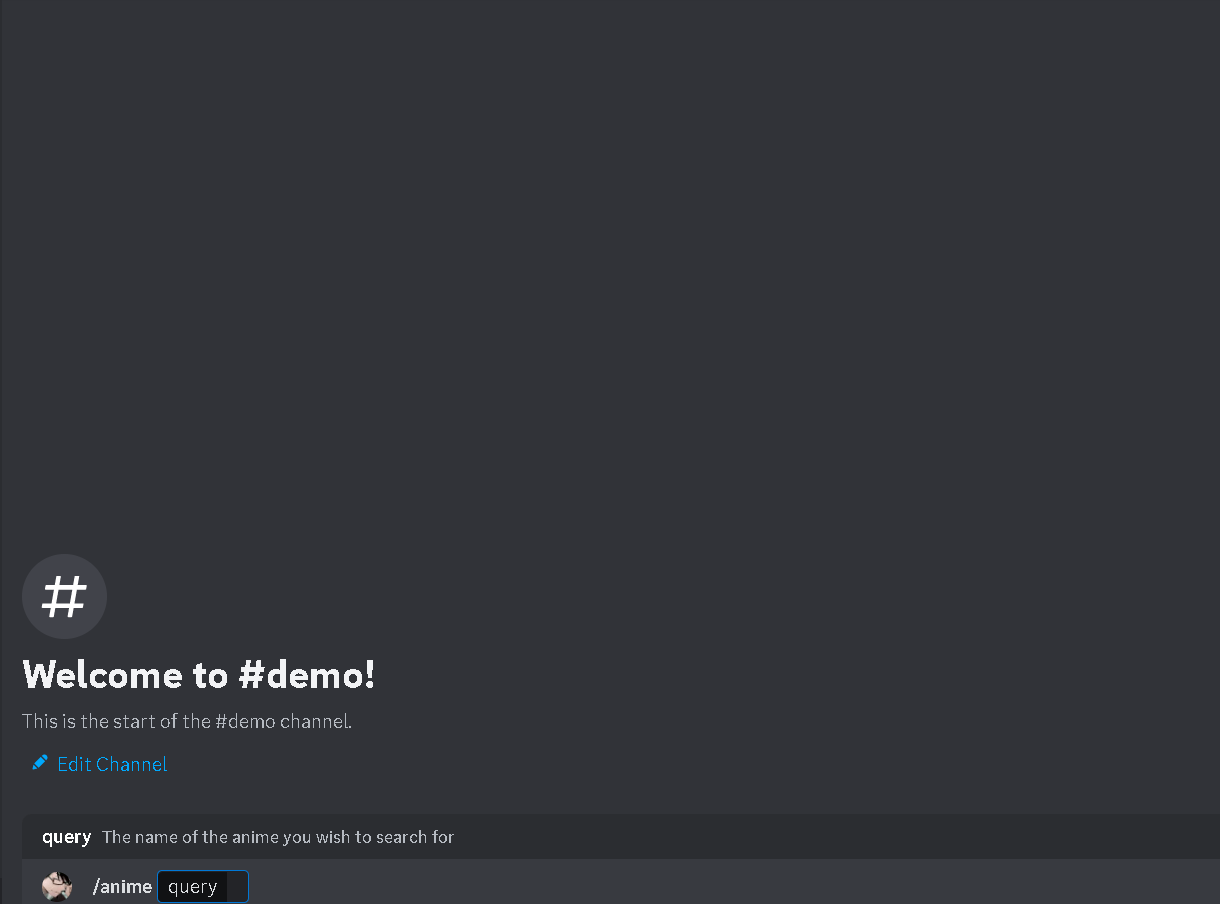 Demo of anime command