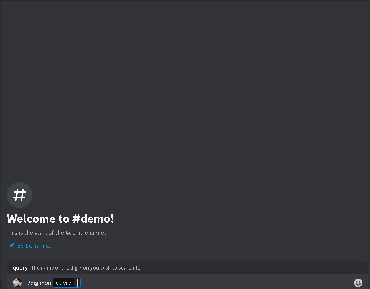 Demo of digimon command