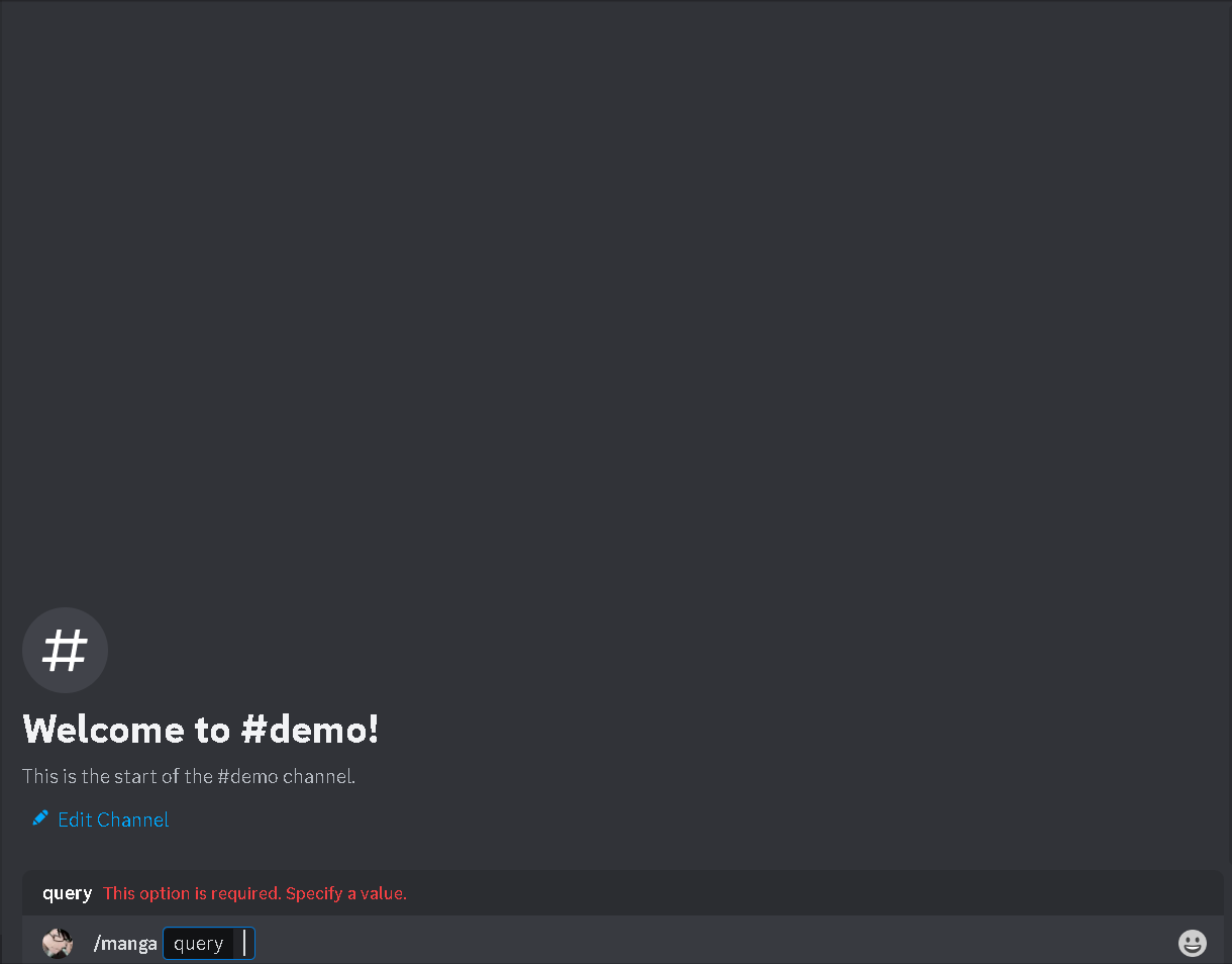 Demo of manga command