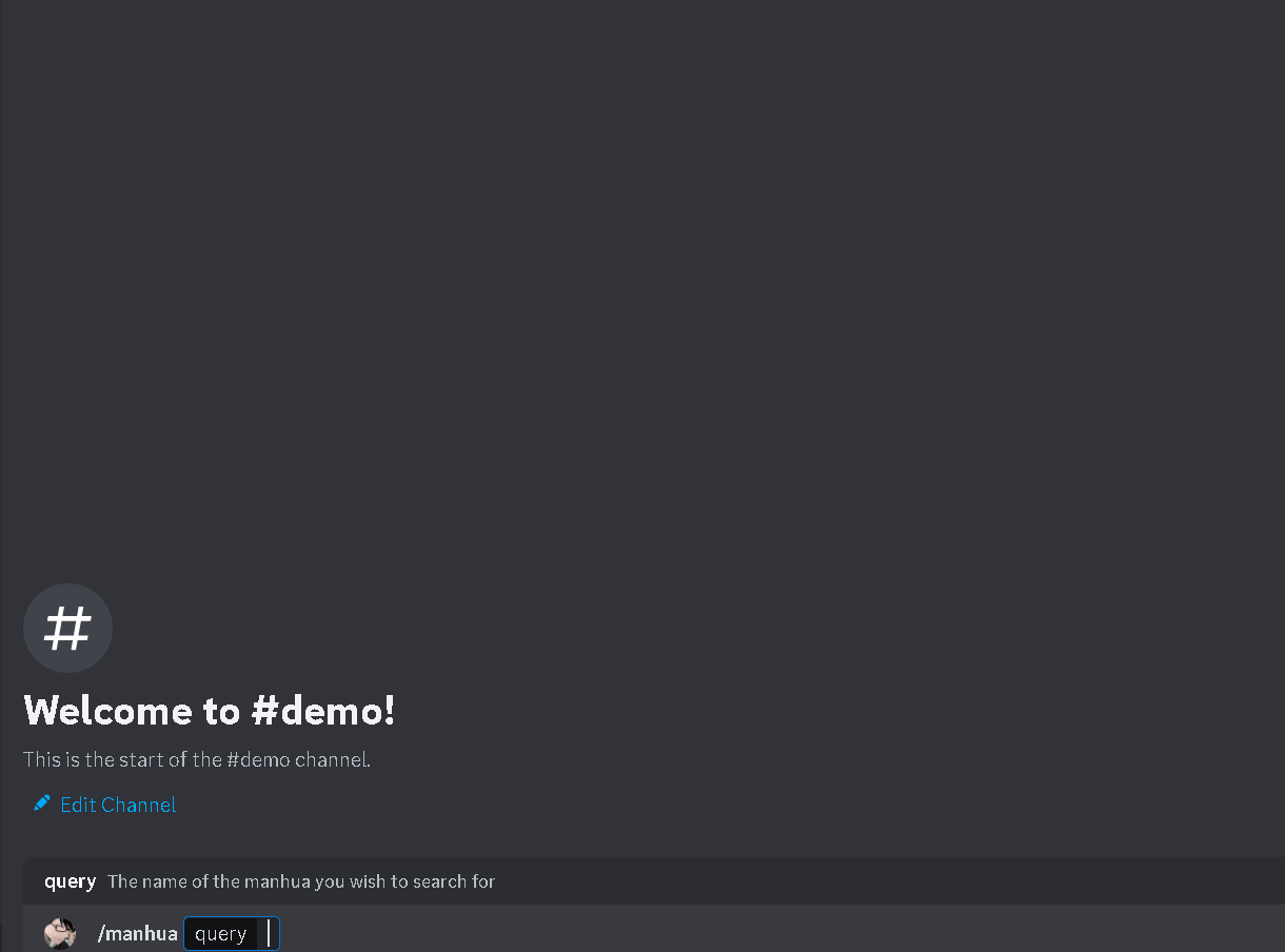 Demo of manhua command