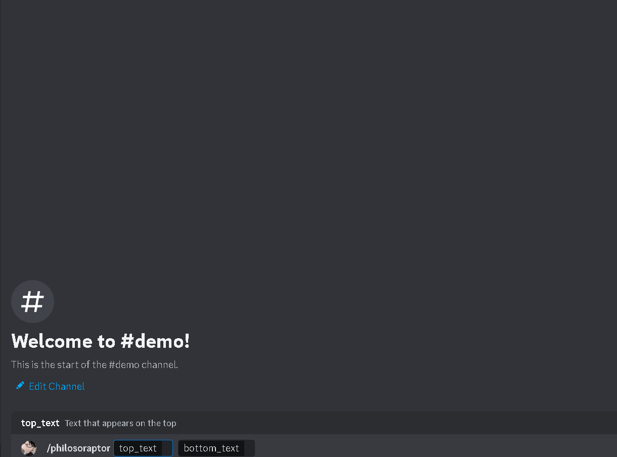 Demo of philosoraptor command