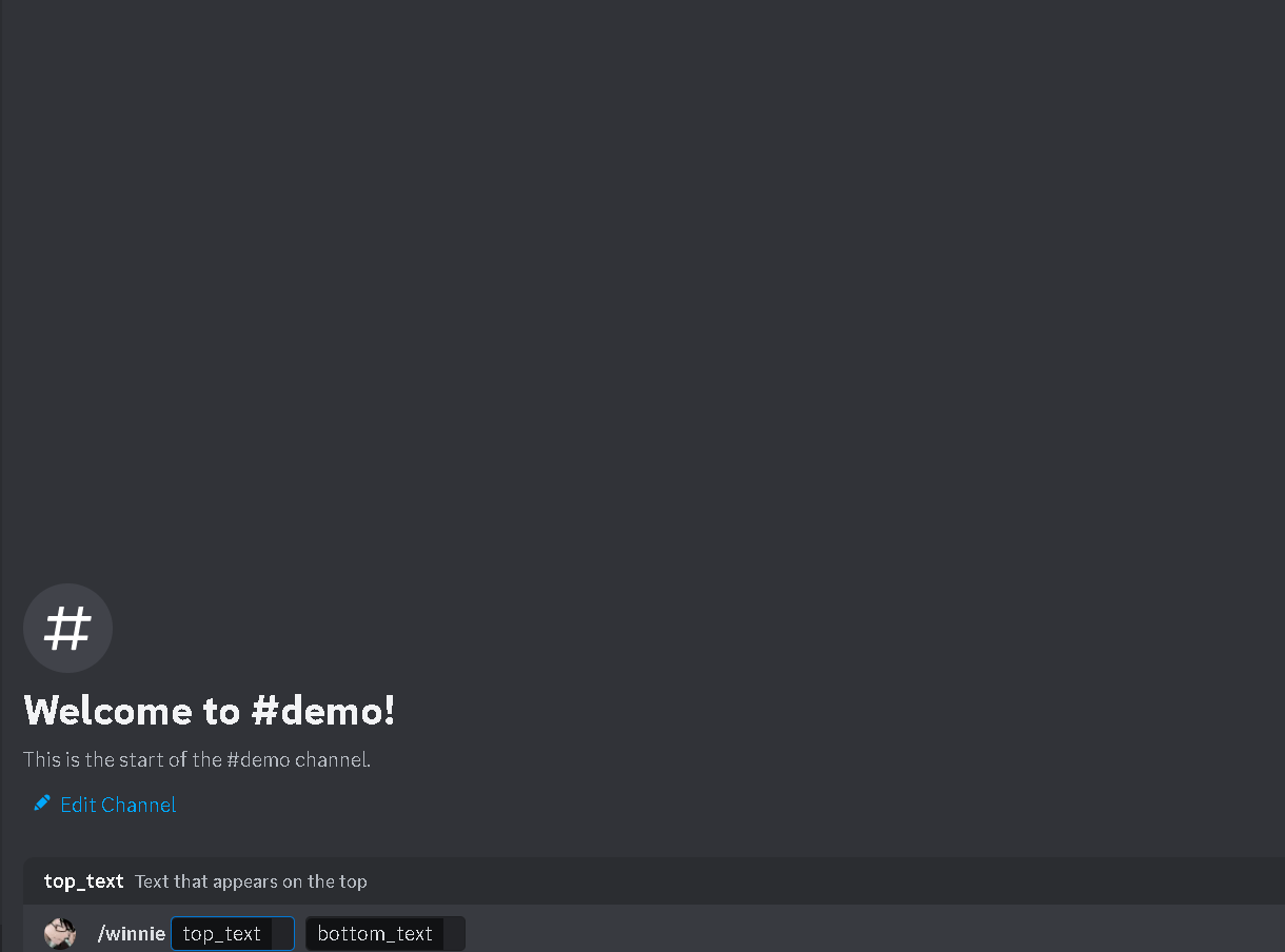 Demo of winnie command