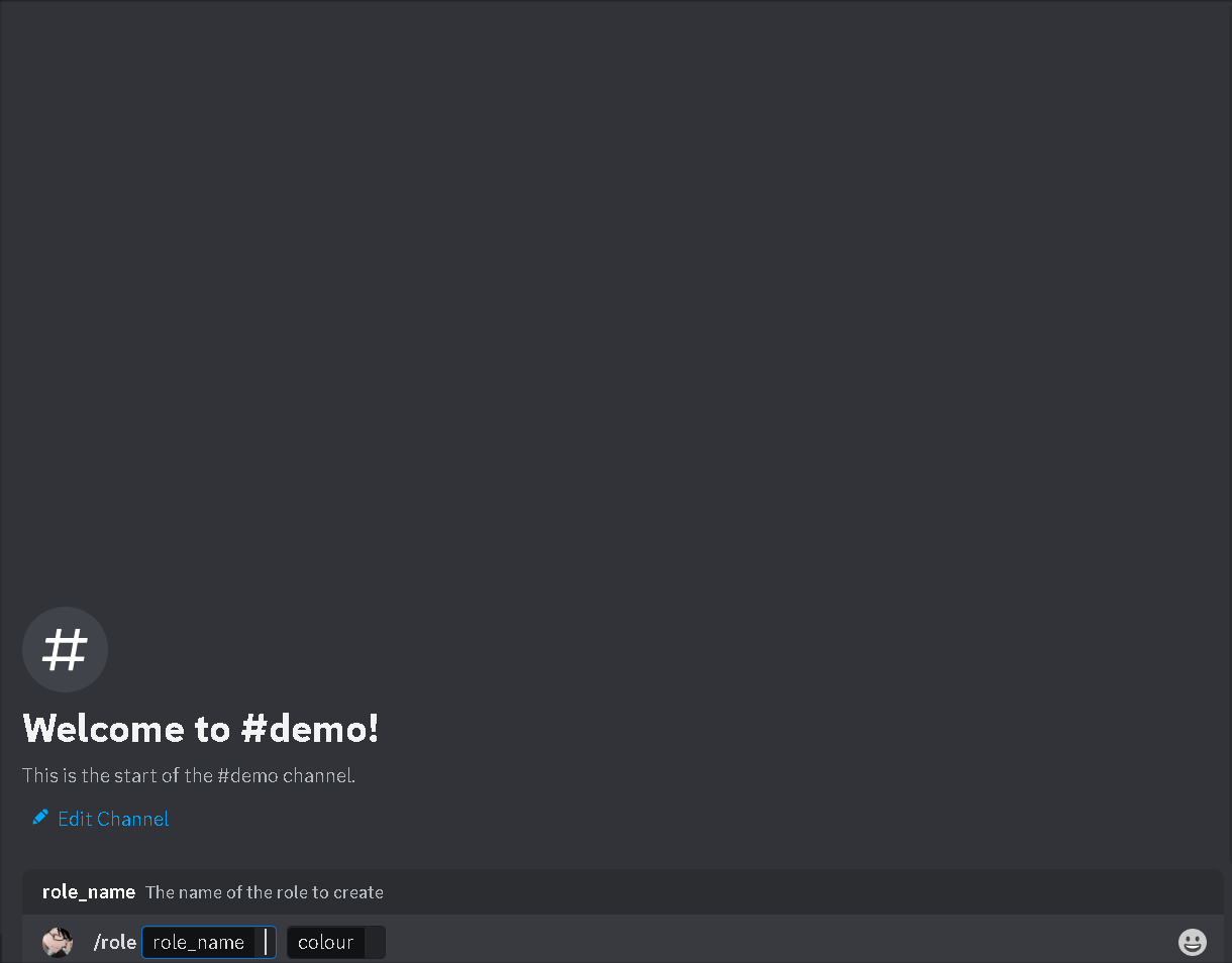 Demo of role command