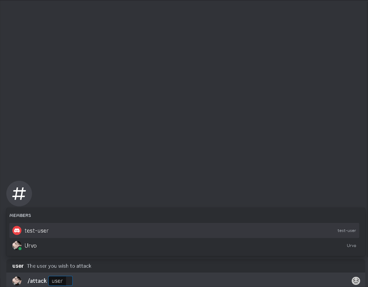 Demo of attack command