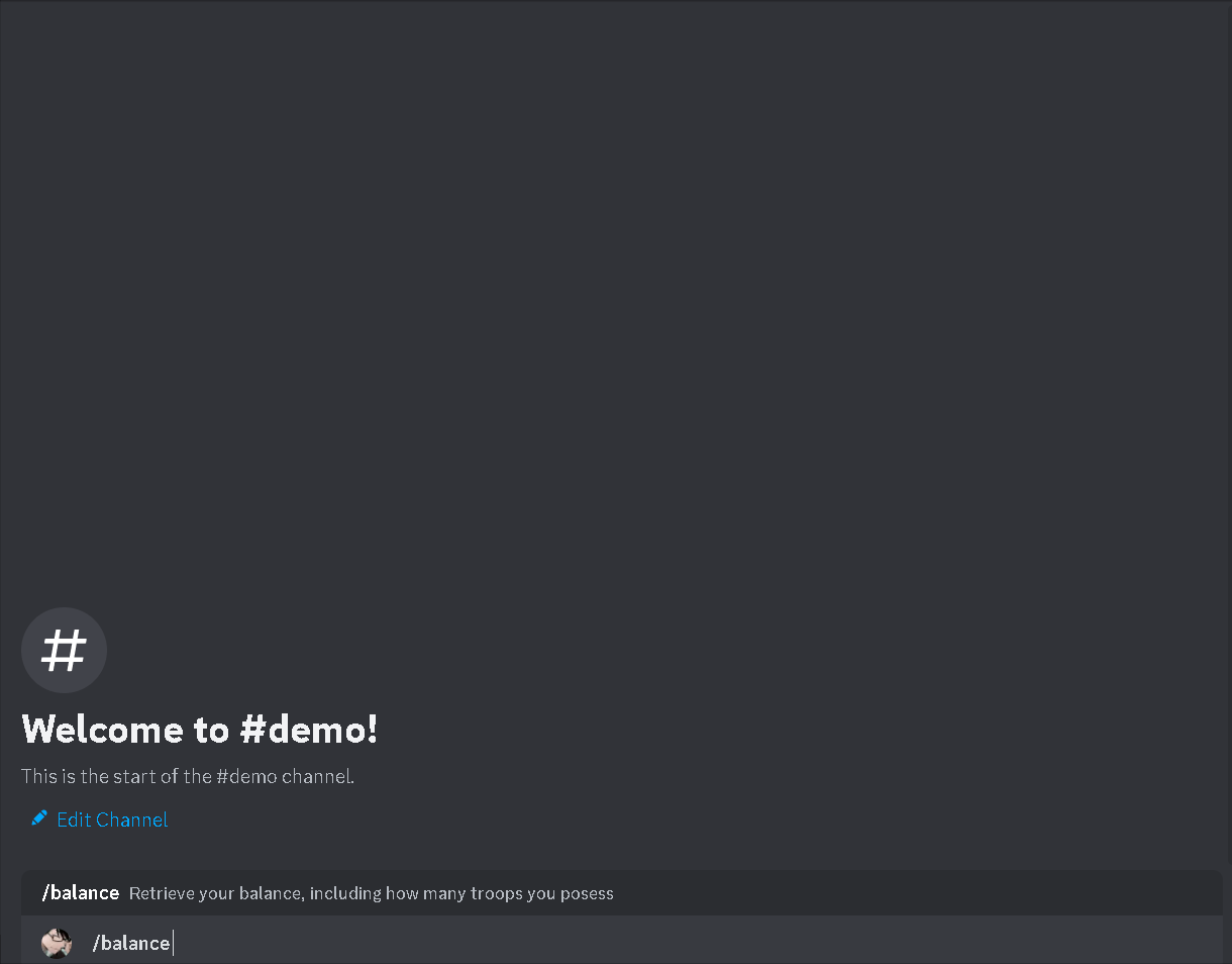 Demo of balance command