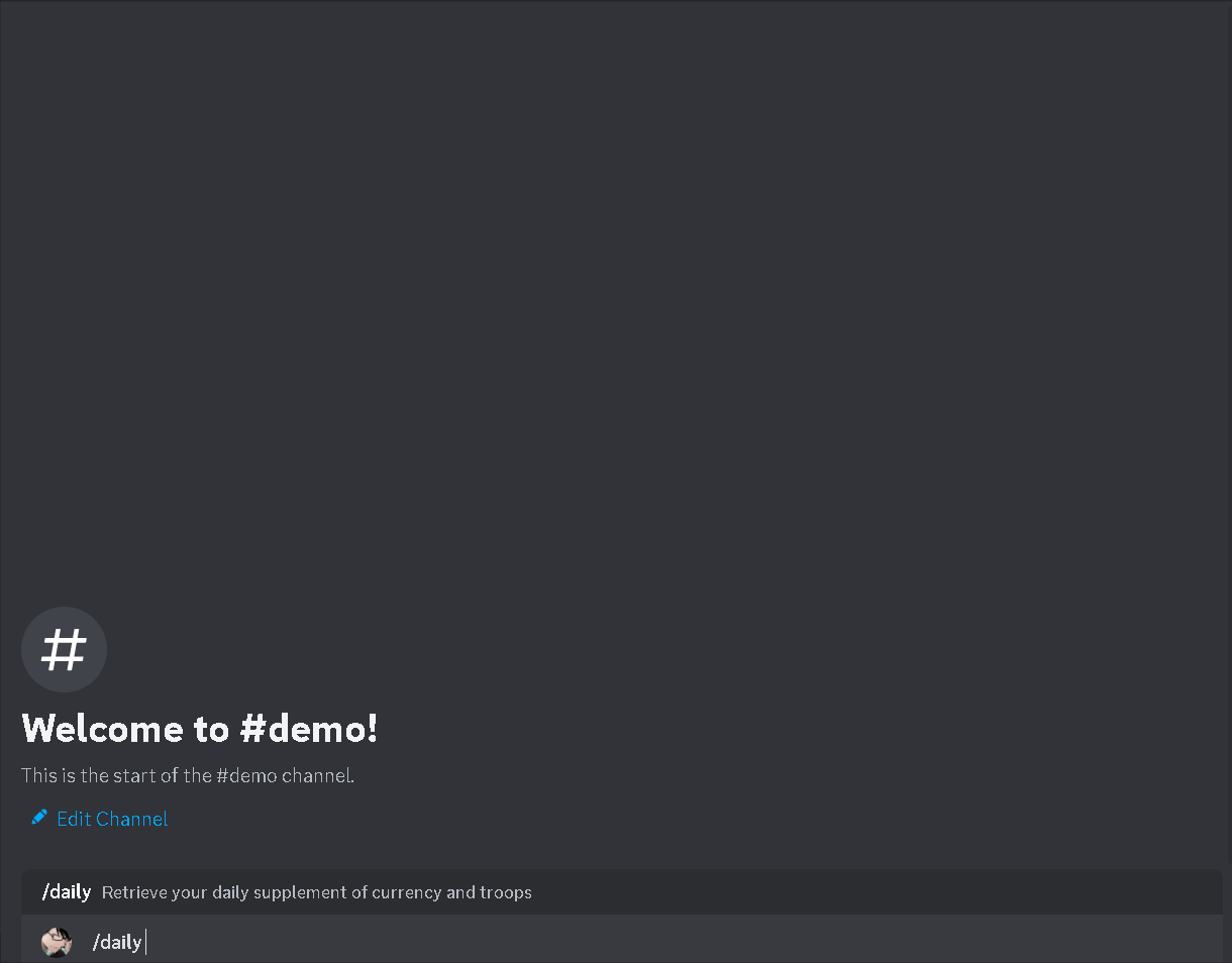 Demo of daily command